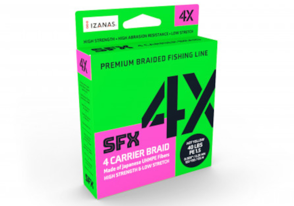 Sufix SFX 4x Braid: Hot Yellow 275m 50lb