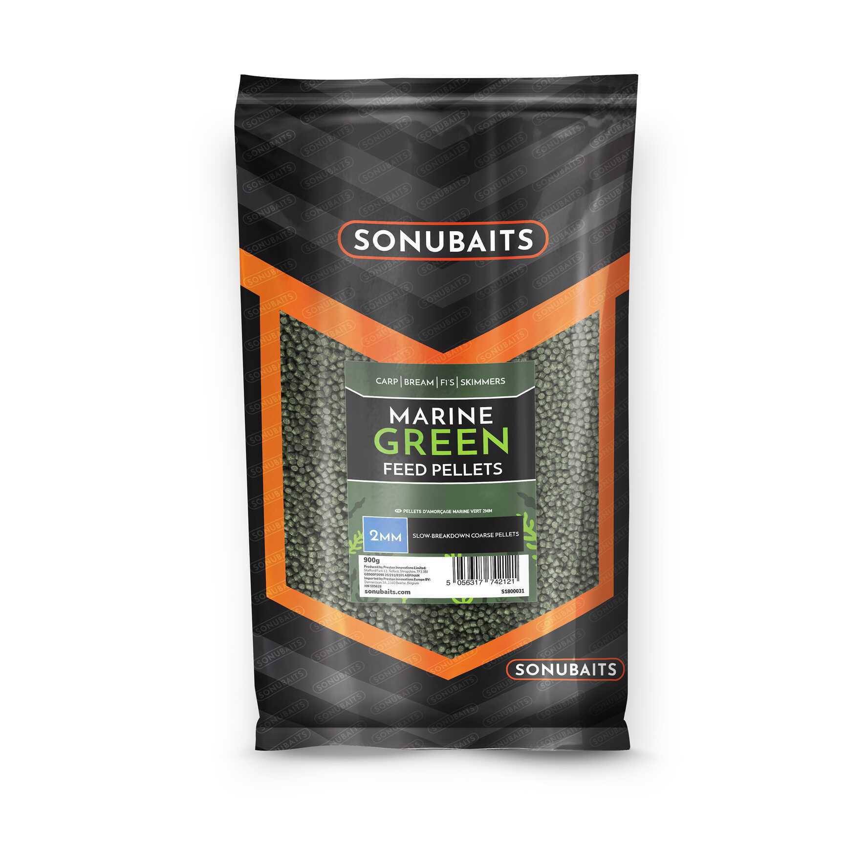 Sonubaits Marine Green Feed Pellets (900g)