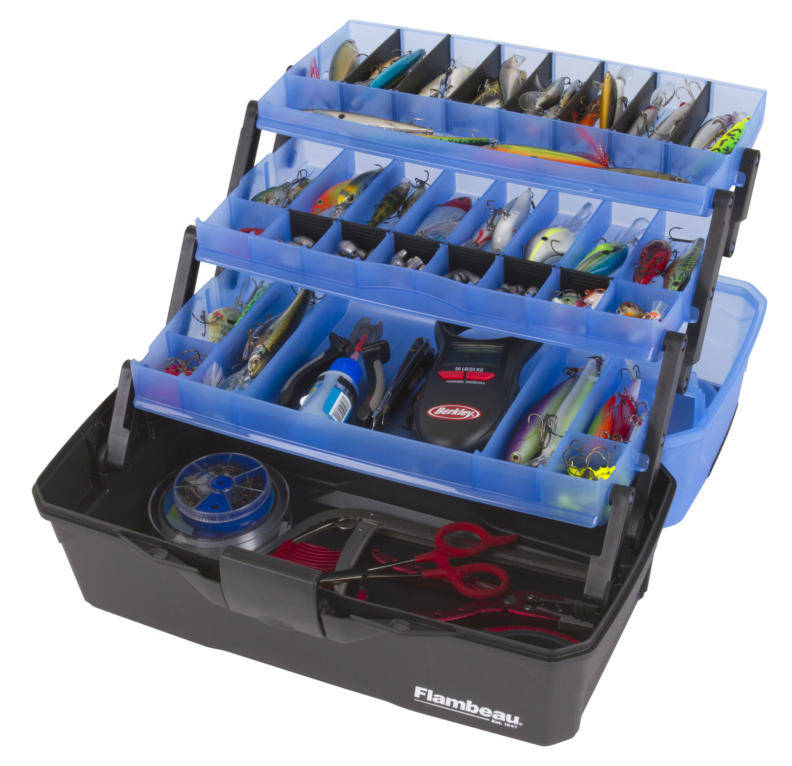 Used Flambeau Tackle Box With Fishing Lures, 55% OFF