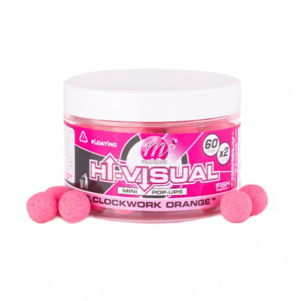 Mainline Hi-Visual Pop-Ups 12mm (150ml) - Pink-Clockwork Orange