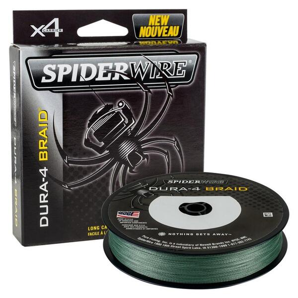 SpiderWire Dura 4 Moss Green Braided Line (1800m)