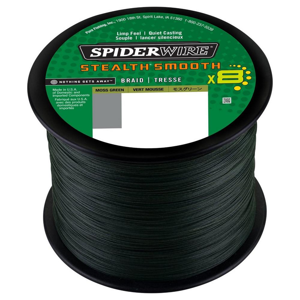 Spiderwire Stealth Smooth 8 Moss Green Braided Line (2000m)