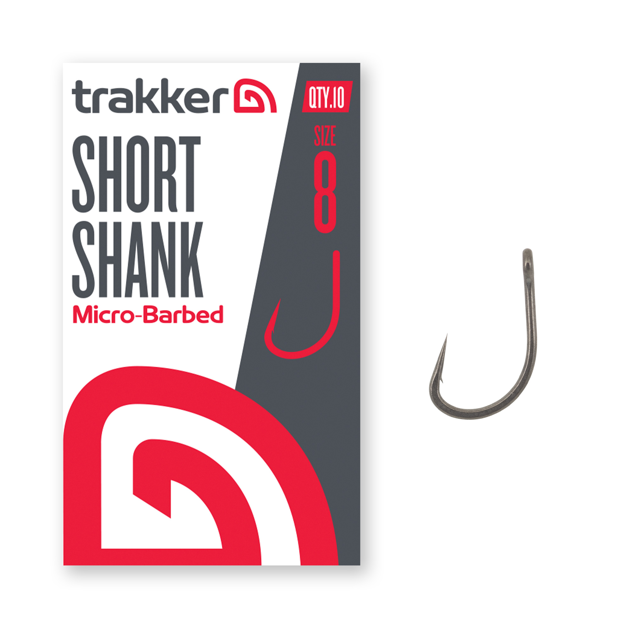 Trakker Short Shank Hooks Barbless (10 pieces)