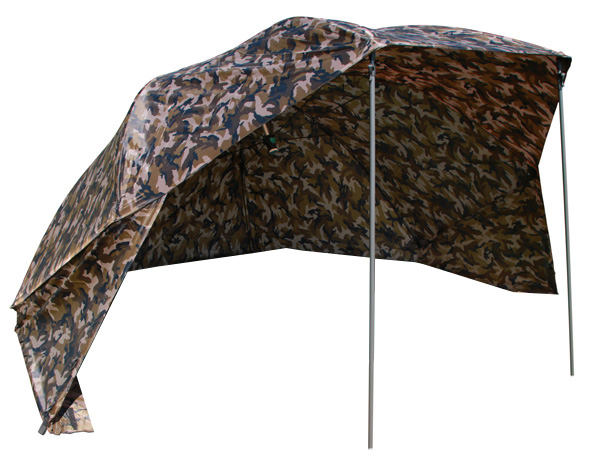 Ultimate Camo Brolly 50" + Bivvy Table + Torch