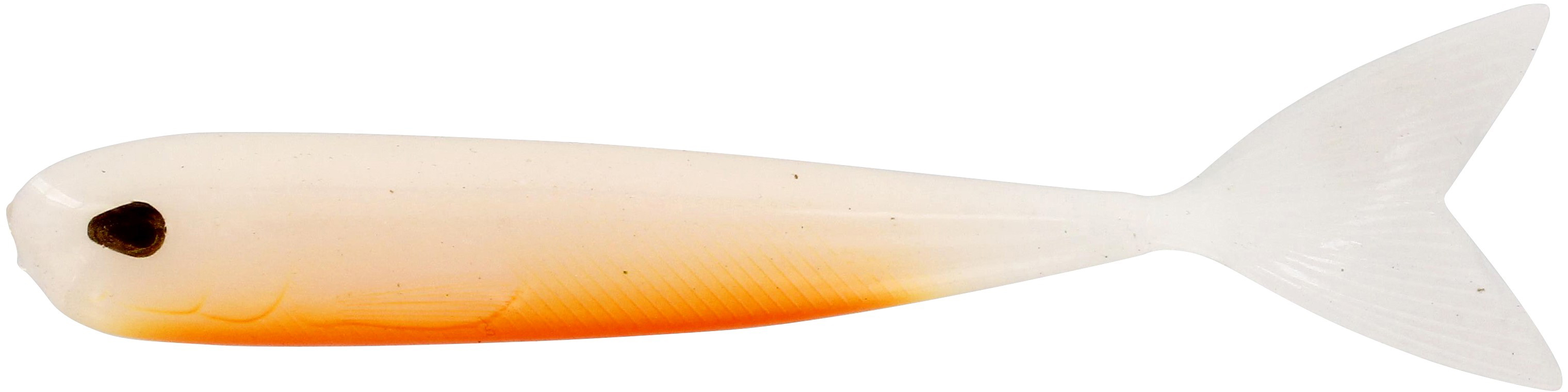 Westin Megateez V-Tail Shad 9cm (6 pieces) - Orange Snow