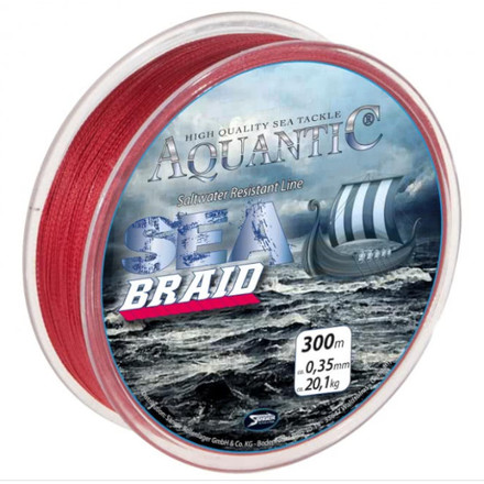 Aquantic Braid Red 300m (multiple options)