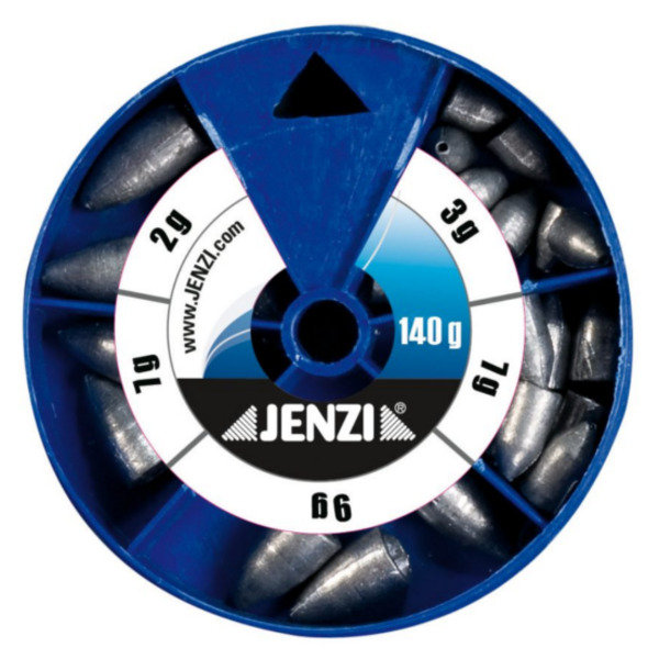 Jenzi Drop Shot / Texas / Carolina Rig Lead Assortment - Jenzi Texas / Carolina Rig Lead Assortment C