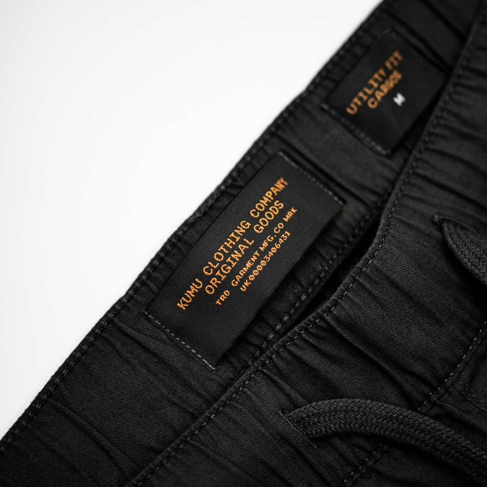 Kumu Cargo Pants Utility Black