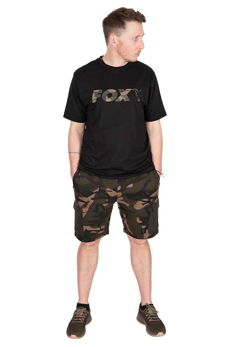 Fox Black Camo Logo T Shirt