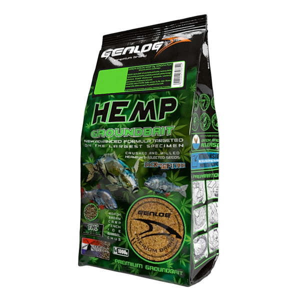 Genlog Groundbait Hemp 1 kg