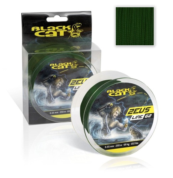 Black Cat Zeus Line G2 Green Braided Line (400m)