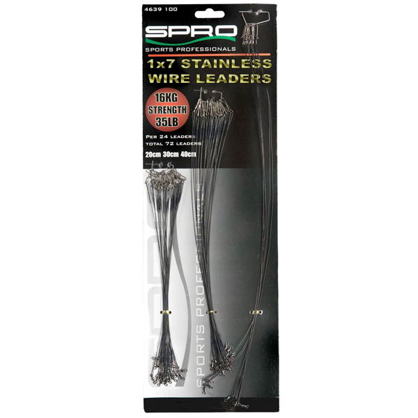 Spro Wire Leader 1x7 Assortment - 72 pcs!