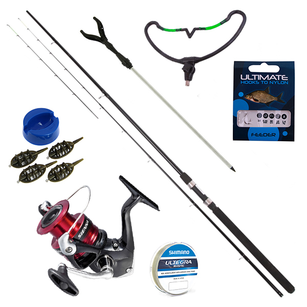 Allround Method Feeder Set with NGT rod, Shimano reel and accessories!