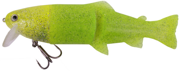 Castaic Hard Head 6" Floating - Custom Chartreuse Pepper
