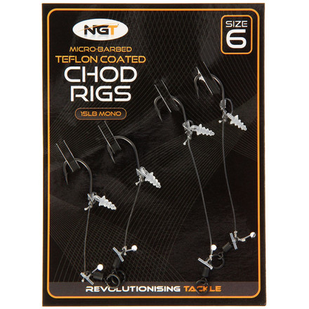 NGT 4-Pack Chod Rigs