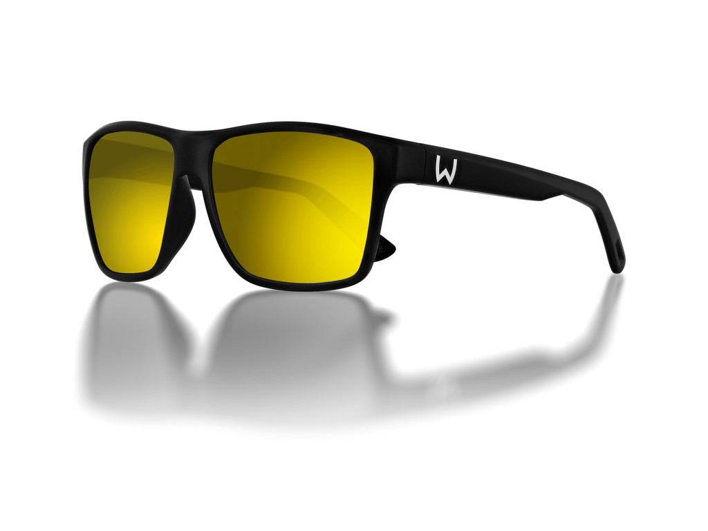 Westin W6 Street 200F Matte Black Sunglasses - LB Brown LM Yellow AR Green