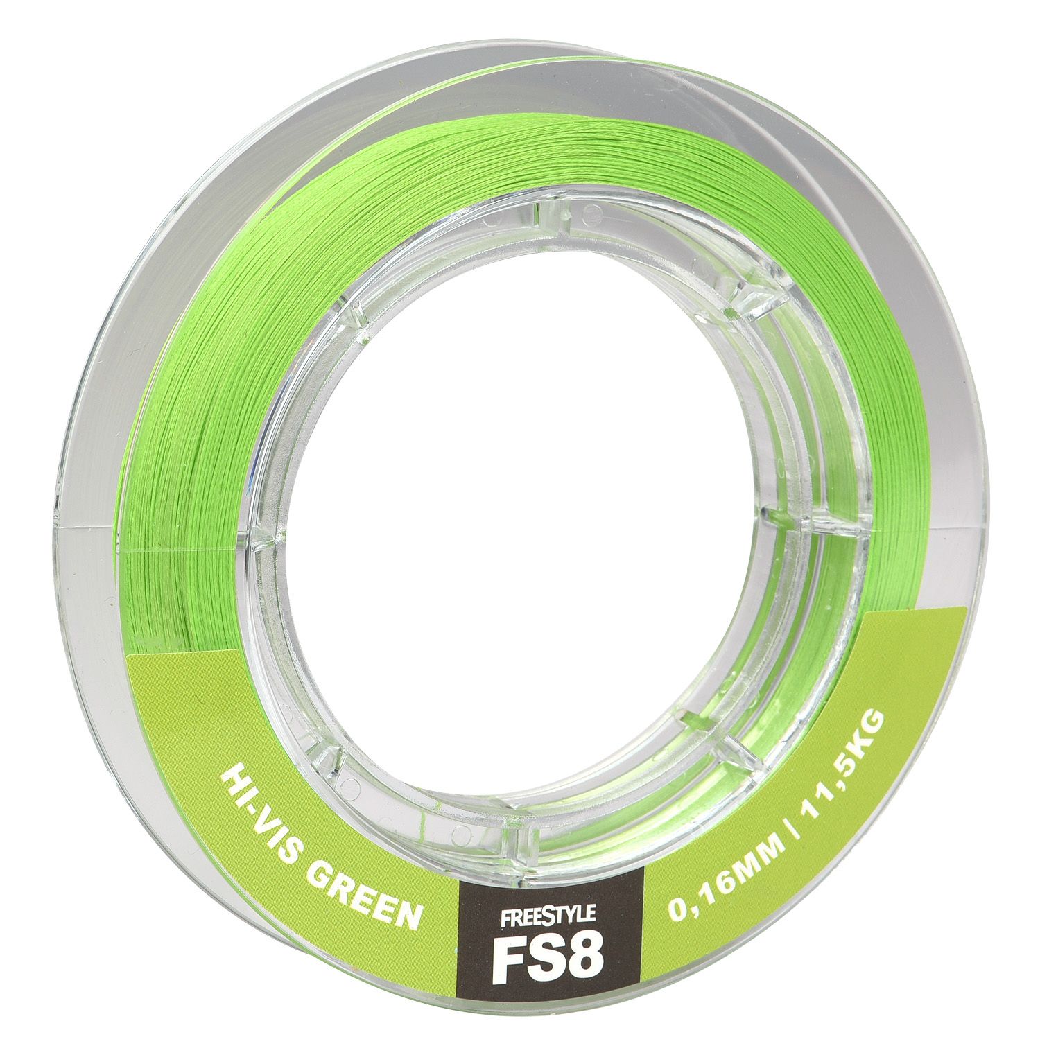 Spro Freestyle FS8 Braid Hi-Vis Chartreuse Braided Line (125m)