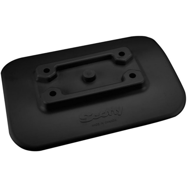 Scotty 341 Glue-On Pad For Inflatable Boats Black