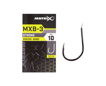 Matrix MXB-3 Barbed Spade End Black Nickel (10pc)