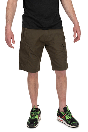 Fox Collection LW Cargo Shorts Green & Black