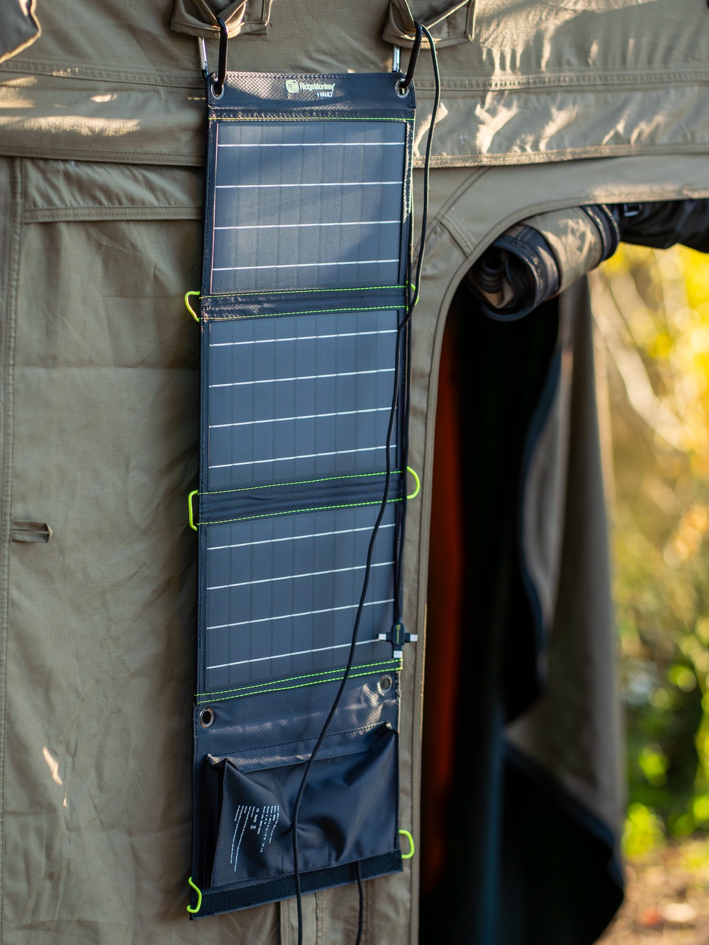 Ridgemonkey Vault QC3.0 Solar Panel USB-A 21W