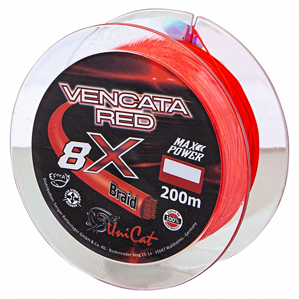 Unicat Vencata Red 8x Braid