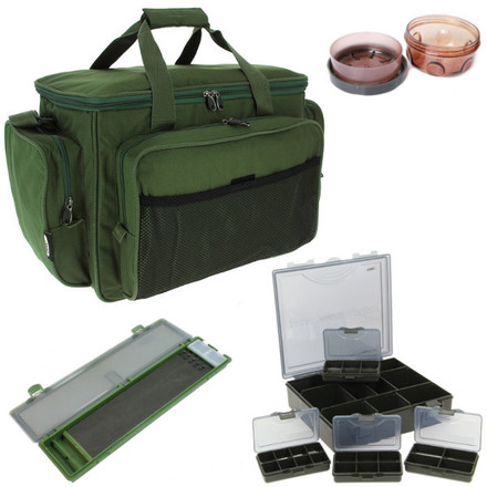Carp Carryall Kit with Tackle Box, Dip Pots, Bit Boxes and more!